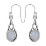 Crystal Silver Earrings