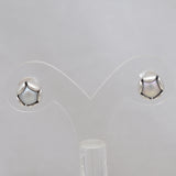 Pearl Stud Silver Earrings