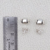 Pearl Stud Silver Earrings