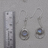 Labradorite Silver Earrings