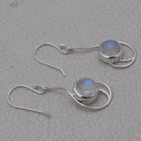 Labradorite Silver Earrings