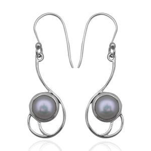 Labradorite Silver Earrings