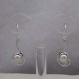 Labradorite Silver Earrings