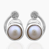 Pearl Silver Studs Earrings