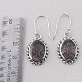 Abalone Shell Silver Earrings