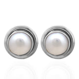 Pearl Silver Studs Earrings