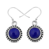 Lapis Lazuli Silver Earrings