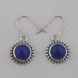 Lapis Lazuli Silver Earrings