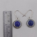 Lapis Lazuli Silver Earrings