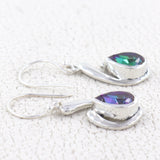 Mystic Quartz Silver Earring