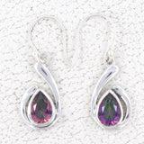 Mystic Quartz Silver Earring