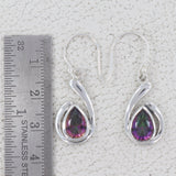 Mystic Quartz Silver Earring