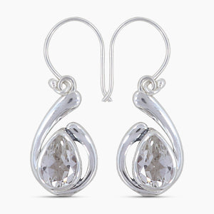 Mystic Quartz Silver Earring
