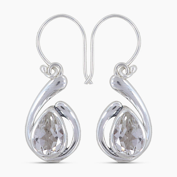 Mystic Quartz Silver Earring