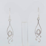 Crystal Silver Earrings