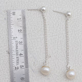 Pearl Silver Earrings