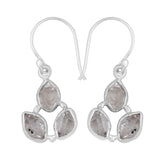 925 Sterling Silver Herkimer Diamond Earrings