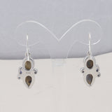 Labradorite Silver Earrings