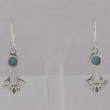 Larimar Silver Earrings