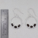 Smoky Quartz Silver Earring