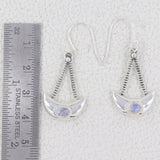 Larimar Silver Earrings