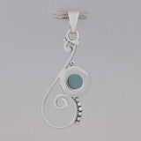 925 Starling Silver Larimar Pendant