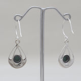 925 Sterling Silver Blue Topaz Earrings