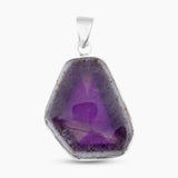 925 Silver Amethyst Crystal Quartz Pendants