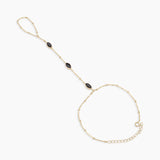Gold Vermeil Black Onyx Chain Bracelets