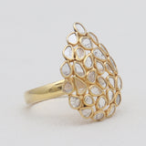 Gold Vermeil Uncut Diamond Rings