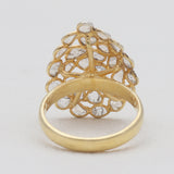 Gold Vermeil Uncut Diamond Rings