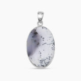 Dendritic Opal Silver Pendants