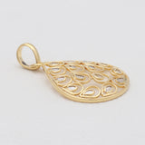 Gold Vermeil Uncut Diamond Pendants