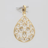 Gold Vermeil Uncut Diamond Pendants