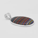 925 Silver Rainbow Calsilica Pendants