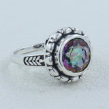 Mystic Quartz Silver Ring