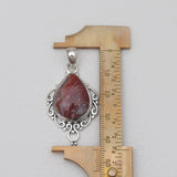 925 Silver Crazy Lace Agate Pendants