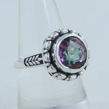 Mystic Quartz Silver Ring