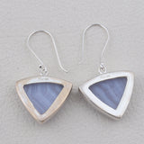 Blue Lace Agate Gemstone 925 Sterling Silver