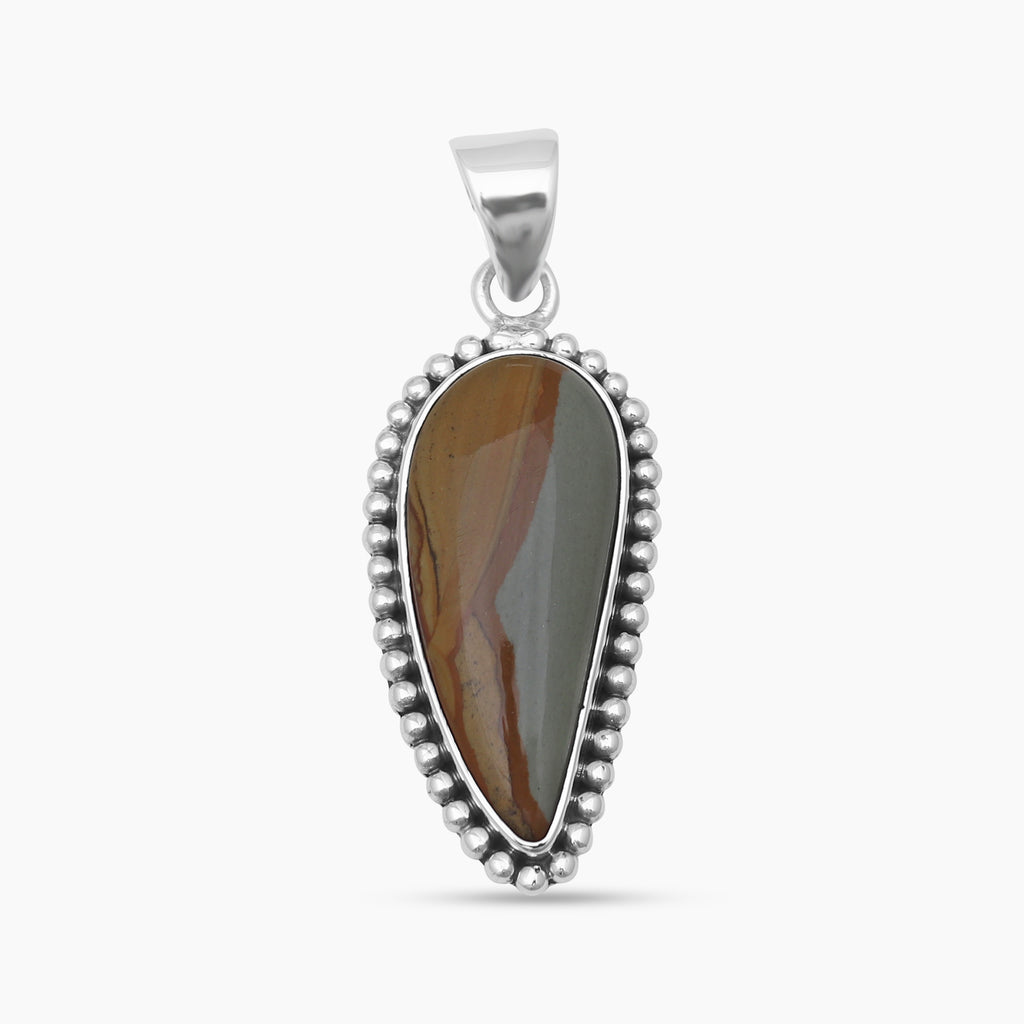 Wild Horse Jasper Silver Pendants
