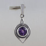 925 Staling Silver Garnet Pendant