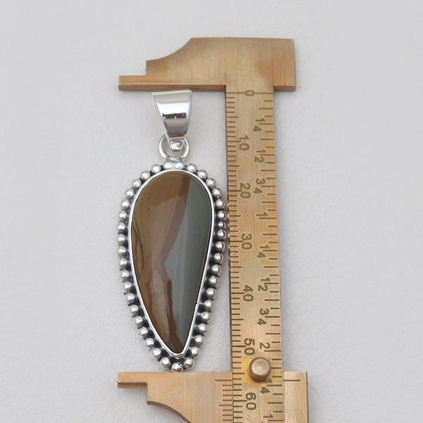 Wild Horse Jasper Silver Pendants