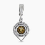 925 Sterling Silver Garnet Pendants