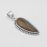 Wild Horse Jasper Silver Pendants