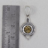 925 Staling Silver Garnet Pendant