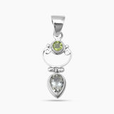 Rainbow Moonstone Silver Pendants