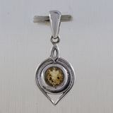 925 Staling Silver Garnet Pendant