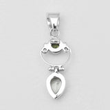 Rainbow Moonstone Silver Pendants