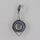 925 Staling Silver Garnet Pendant