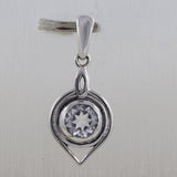 925 Staling Silver Garnet Pendant